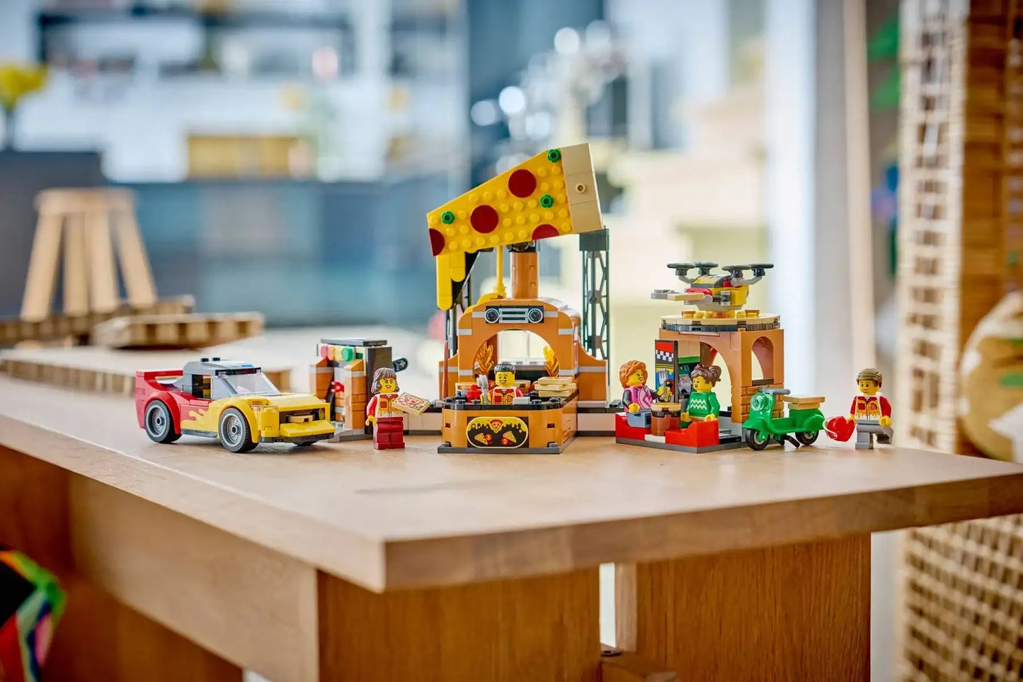 LEGO City 60496 Pizza Delivery Experience with Vehicles Pizza 外賣體驗交通工具套裝 香港行貨價 $319