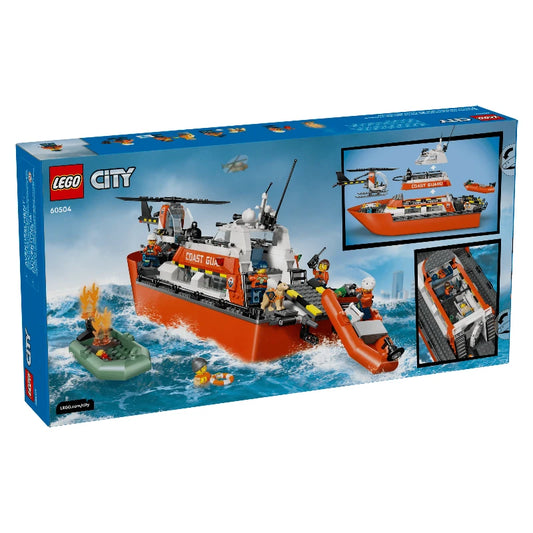 LEGO City 60504 Coast Guard Rescue Boat & Helicopter 海岸巡防隊救援船和直升機 香港價錢 $650