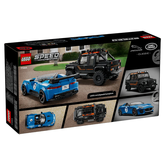 LEGO Speed Champions 77264 Jaguar Project 7 & Land Rover Defender 香港行貨價 $315