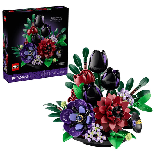 LEGO Botanicals 11513 Dark Flower Arrangement 暗黑插花擺飾 香港行貨價 $375