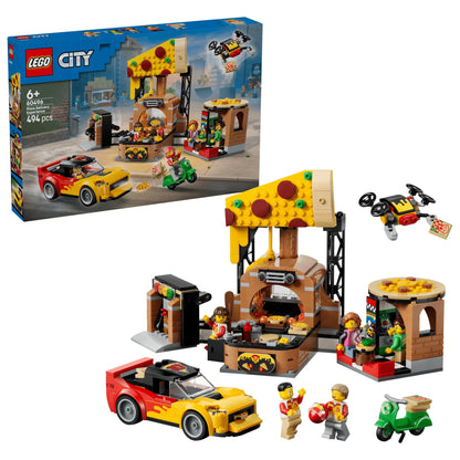LEGO City 60496 Pizza Delivery Experience with Vehicles Pizza 外賣體驗交通工具套裝 香港行貨價 $319