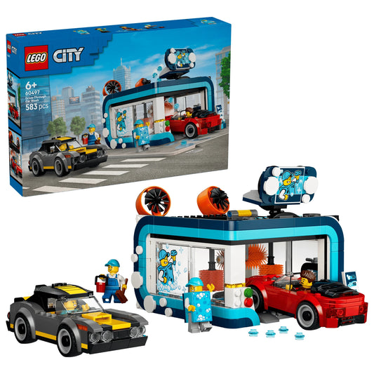 LEGO City 60497 Drive-Through Car Wash 隧道式洗車場 香港行貨價 $349