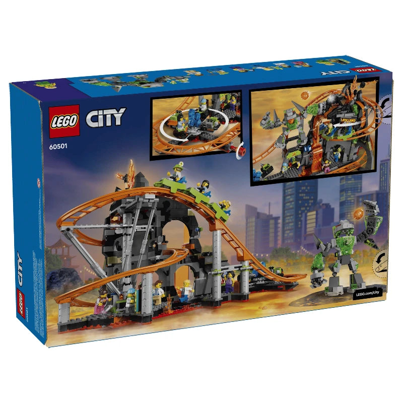 LEGO City 60501 Lava Land Roller Coaster Park 熔岩國度雲霄飛車樂園 香港行貨價 $585