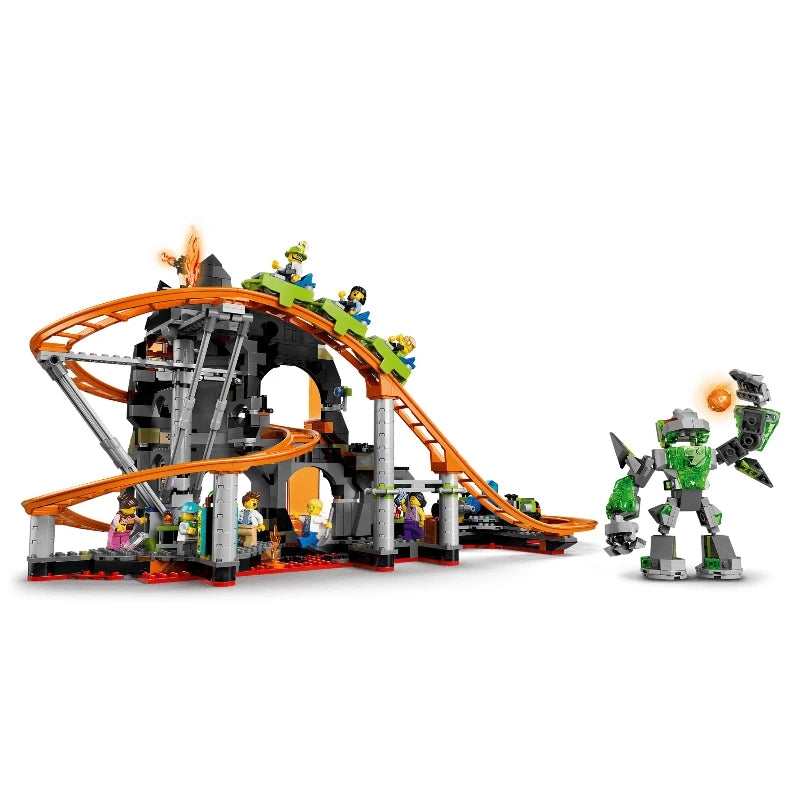 LEGO City 60501 Lava Land Roller Coaster Park 熔岩國度雲霄飛車樂園 香港行貨價 $585