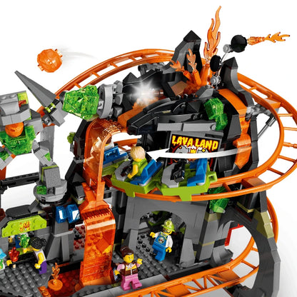 LEGO City 60501 Lava Land Roller Coaster Park 熔岩國度雲霄飛車樂園 香港行貨價 $585