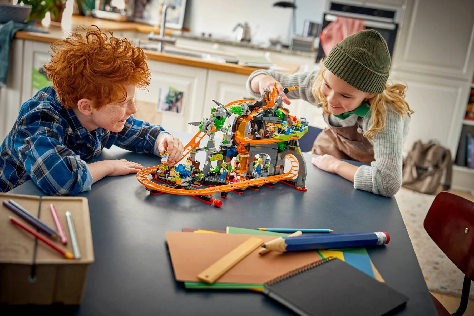 LEGO City 60501 Lava Land Roller Coaster Park 熔岩國度雲霄飛車樂園 香港行貨價 $585