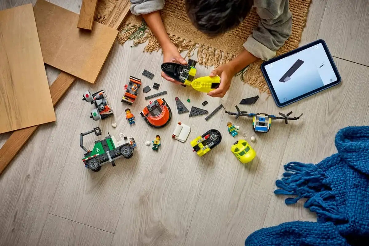 LEGO City 60505 Airplane, Service Truck &amp; Hovercraft Remix 飛機、工程車和氣墊船混搭套裝 香港價錢 $420