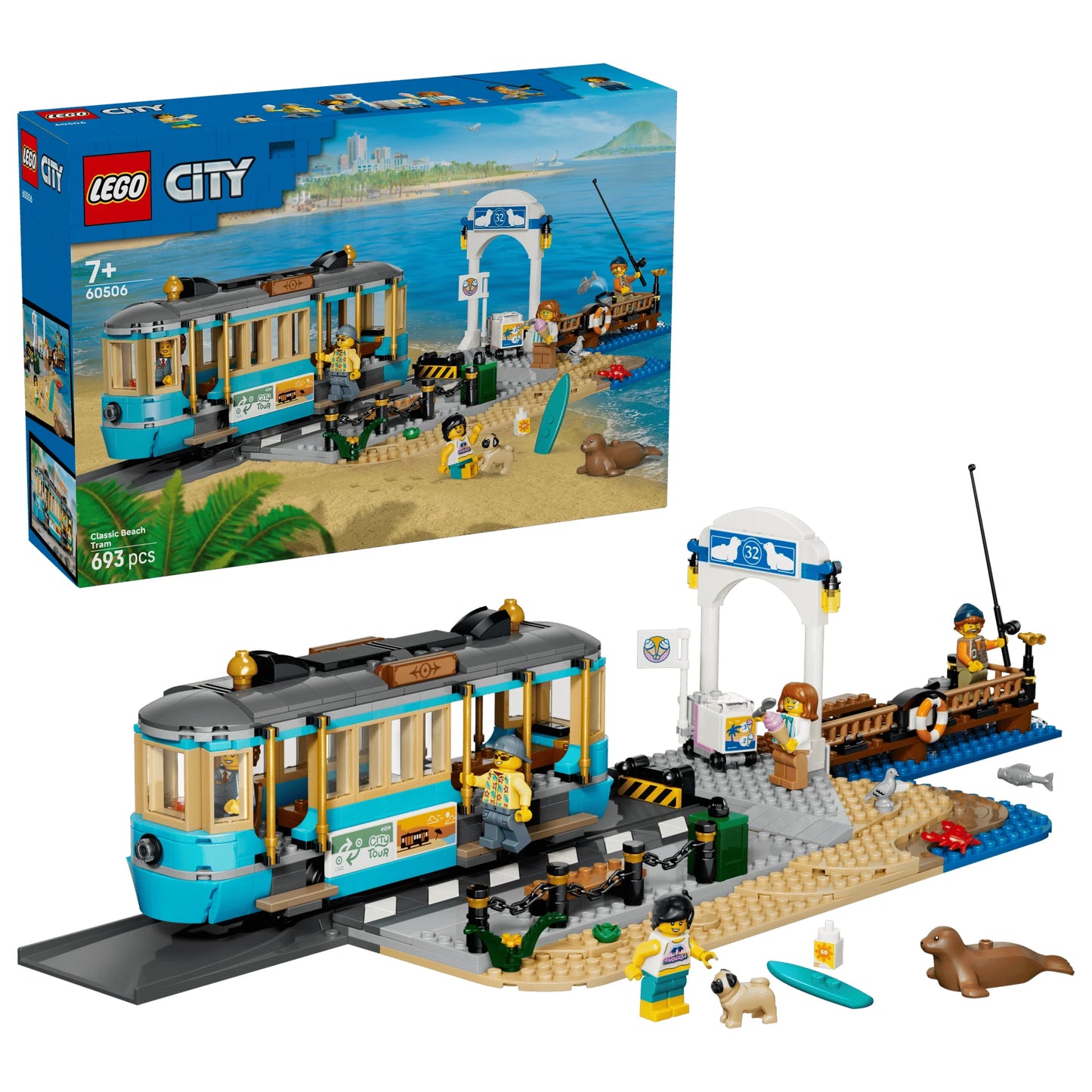 LEGO City 60506 Classic Beach Streetcar 經典海灘路面電車 香港行貨價 $419