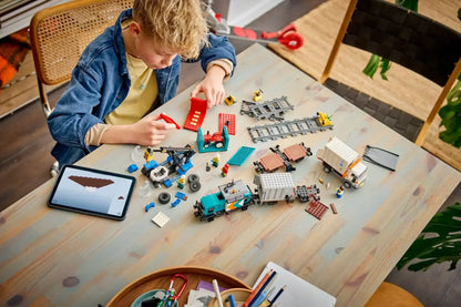 LEGO City 60509 Harbor Freight Train with Crane & Truck 港口貨物列車和起重機與貨車 香港行貨價 $585