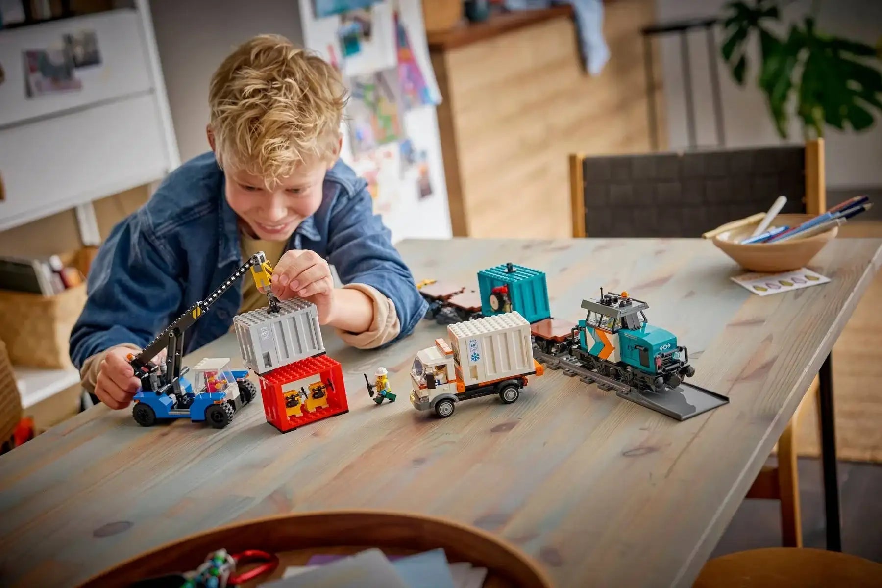 LEGO City 60509 Harbor Freight Train with Crane & Truck 港口貨物列車和起重機與貨車 香港行貨價 $585