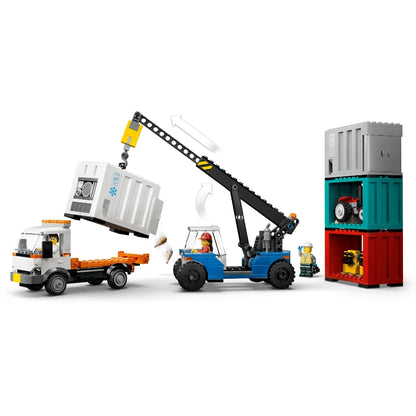 LEGO City 60509 Harbor Freight Train with Crane & Truck 港口貨物列車和起重機與貨車 香港行貨價 $585