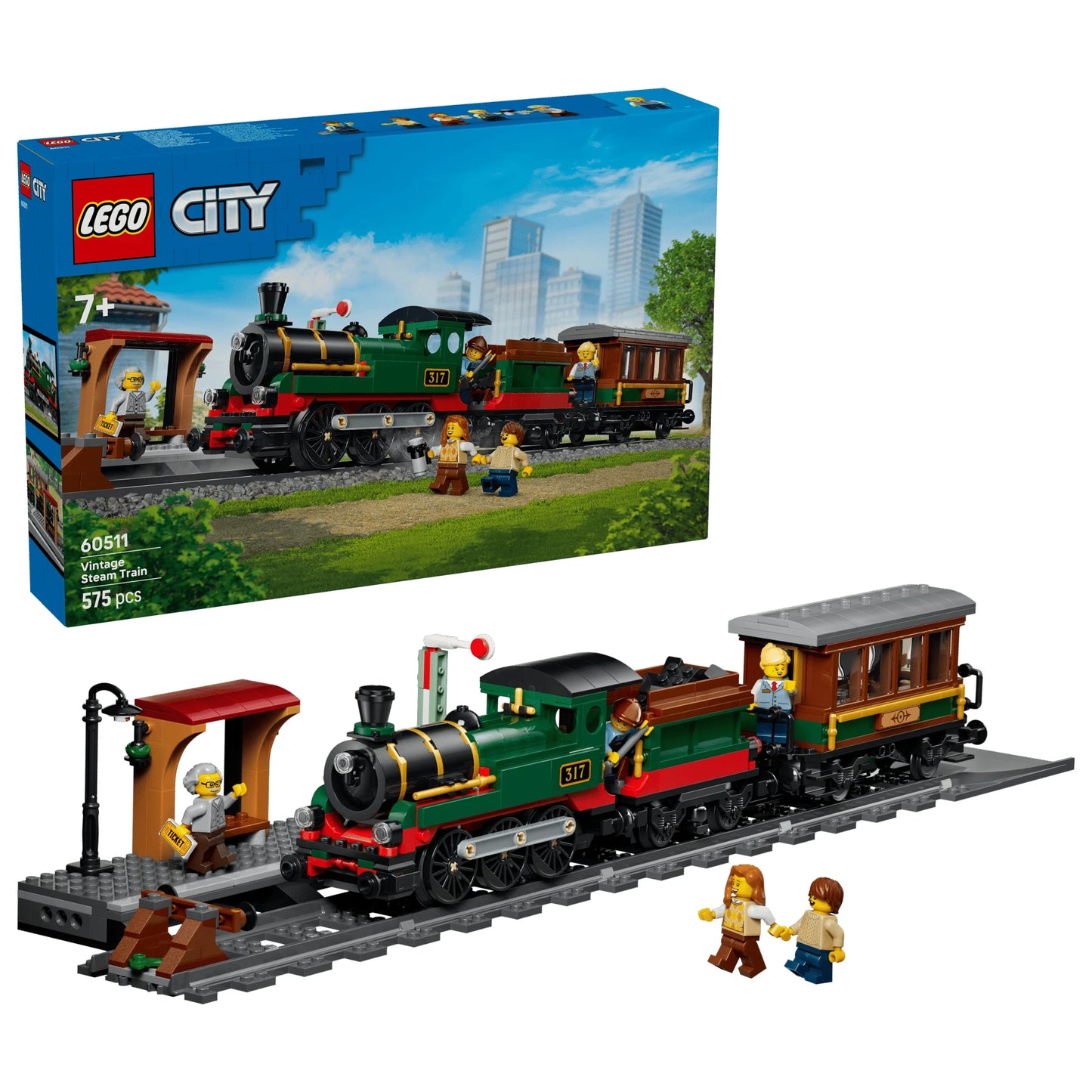 LEGO City 60511 Vintage Steam Train 復古蒸汽火車 香港行貨價 $535