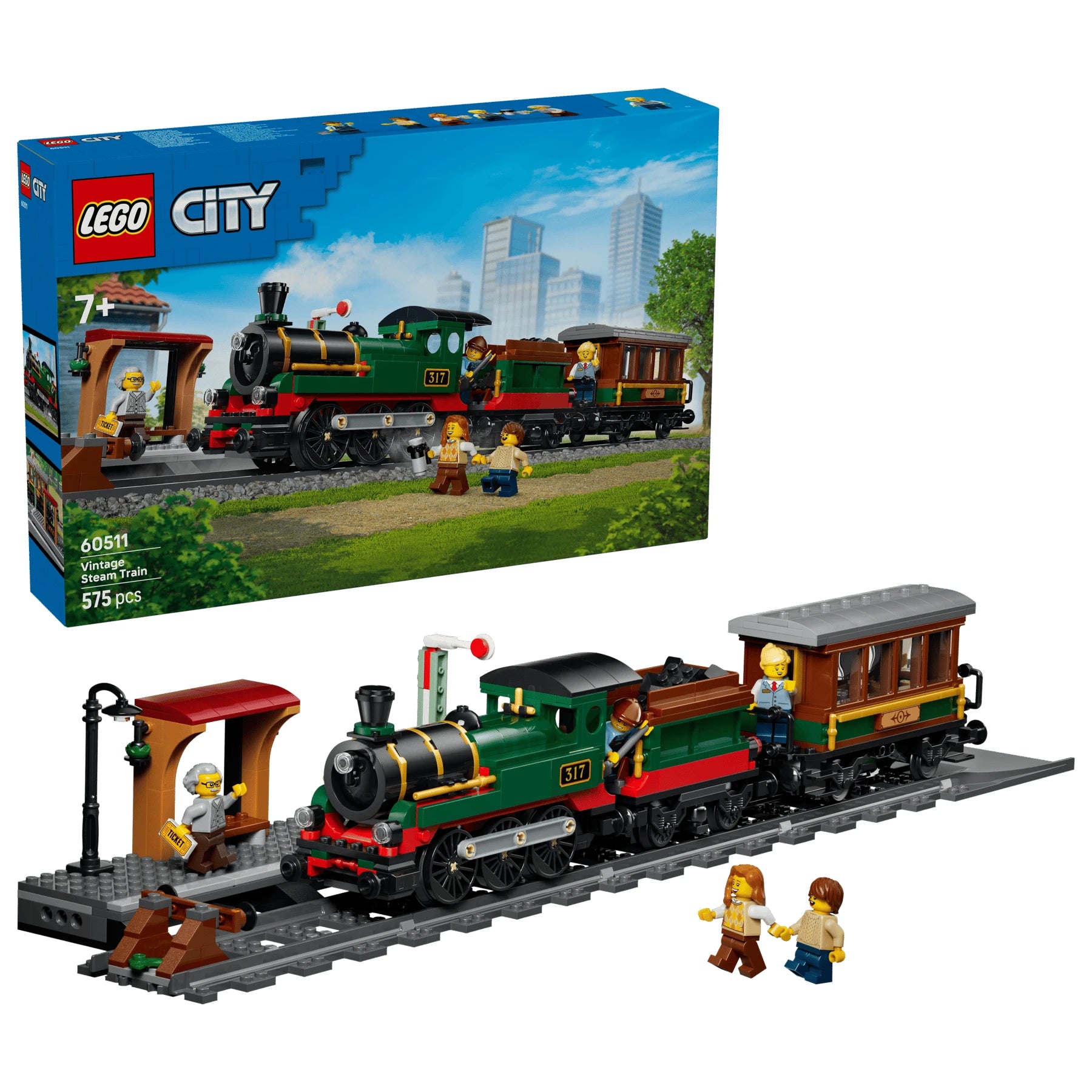 LEGO City 60511 Vintage Steam Train 復古蒸汽火車 香港行貨價 $535