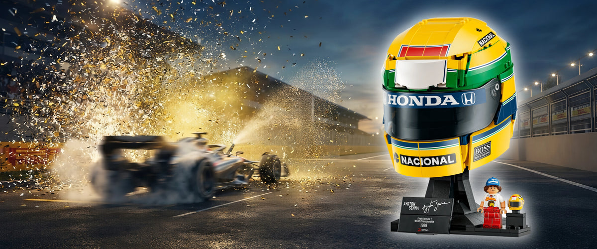 Zero To Zero Megastore Hero Banner Photo - LEGO Editions 43024 Ayrton Senna Helmet 冼拿頭盔