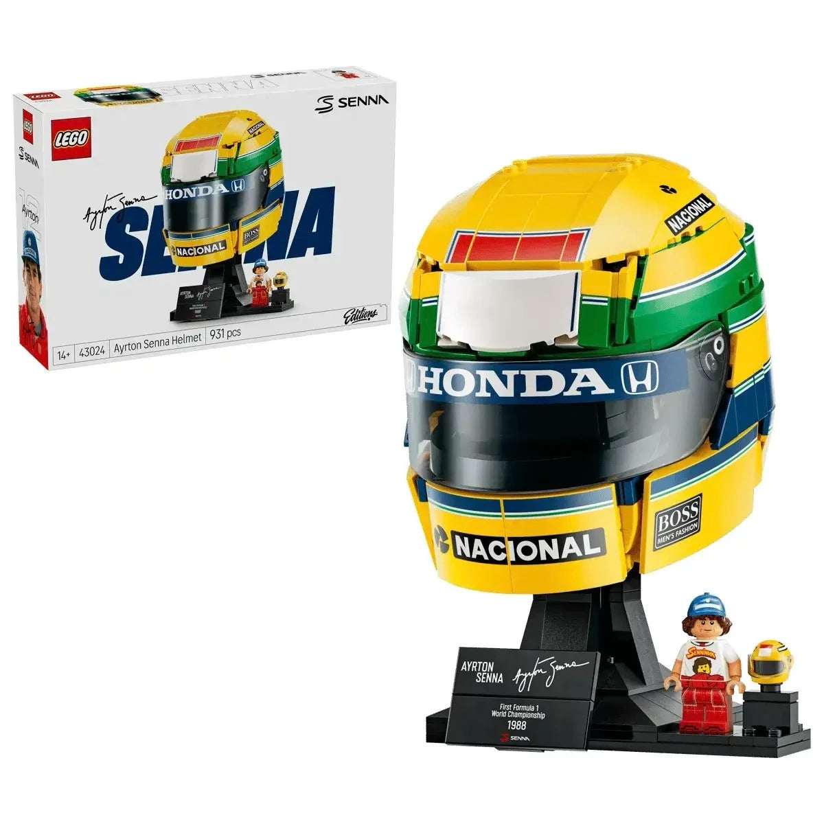 LEGO Editions 43024 Ayrton Senna Helmet 冼拿頭盔 香港行貨價 $635