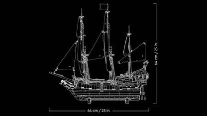 LEGO Icons 10365 Captain Jack Sparrow's Pirate Ship 積克船長的海盜船 香港價錢 $2080 