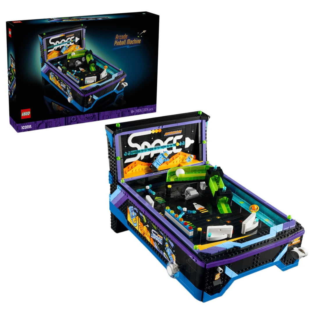 LEGO Icons 11374 Arcade Pinball Machine 彈珠台 香港行貨價 $1549
