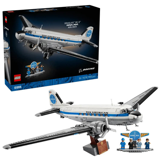 LEGO Icons 11378 Douglas™ DC-3™ PAN AM® Airliner 客機 香港行貨價 $1275