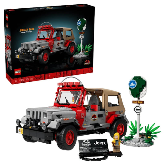 LEGO Jurassic World 77984 Jurassic Park Jeep® Wrangler 侏羅紀公園吉普車 香港價錢 $1375