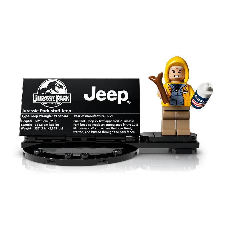 LEGO Jurassic World 77984 Jurassic Park Jeep® Wrangler 侏羅紀公園吉普車 香港價錢 $1375