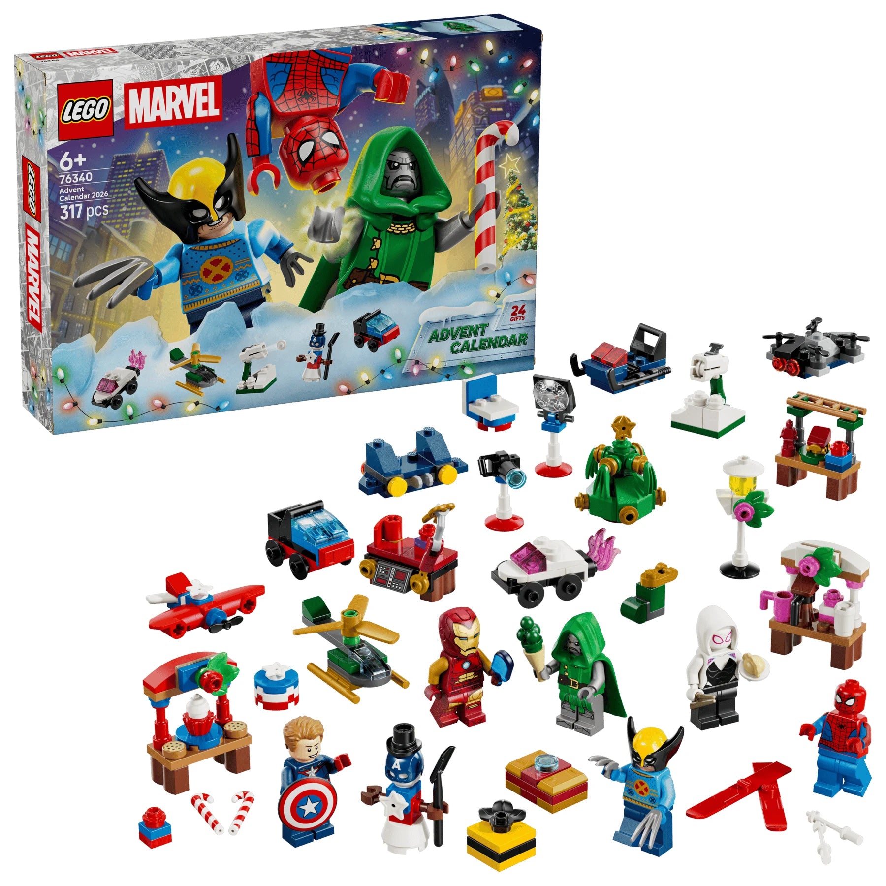 LEGO Marvel 76340 Advent Calendar 2026 倒數日曆 香港行貨價 $225