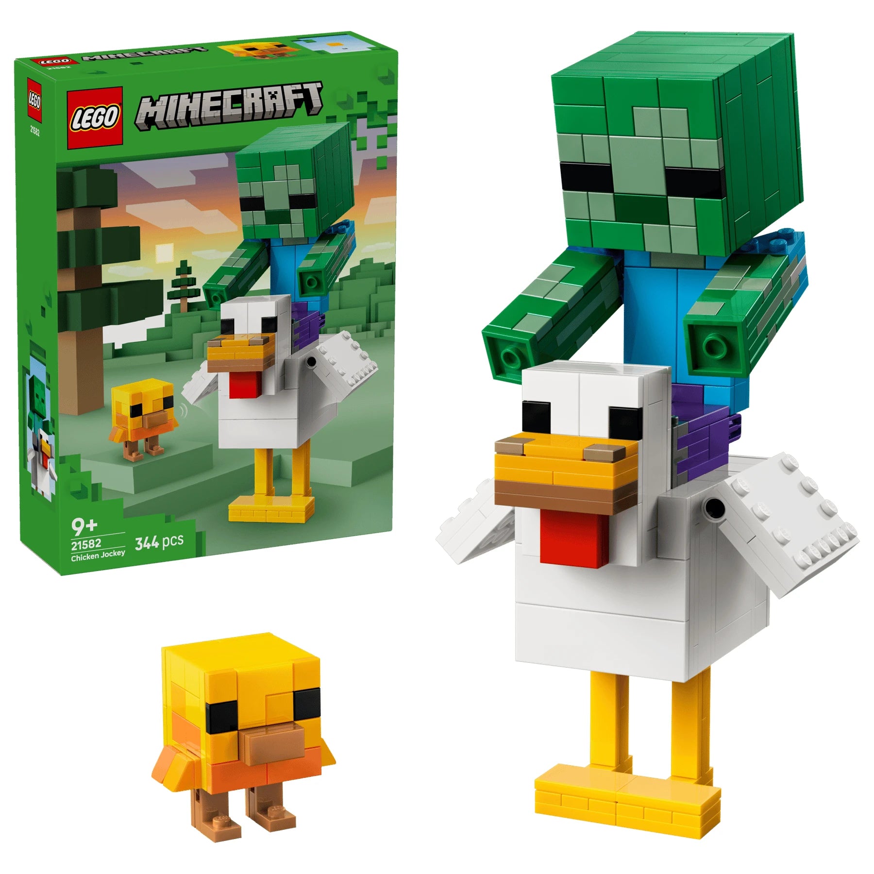 LEGO Minecraft 21582 Chicken Jockey 雞騎士 香港行貨價 $185