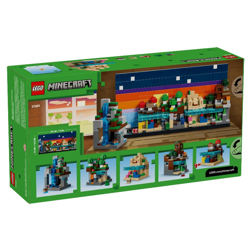 LEGO Minecraft 21589 Mini Biomes 迷你生態域 香港價錢 $350