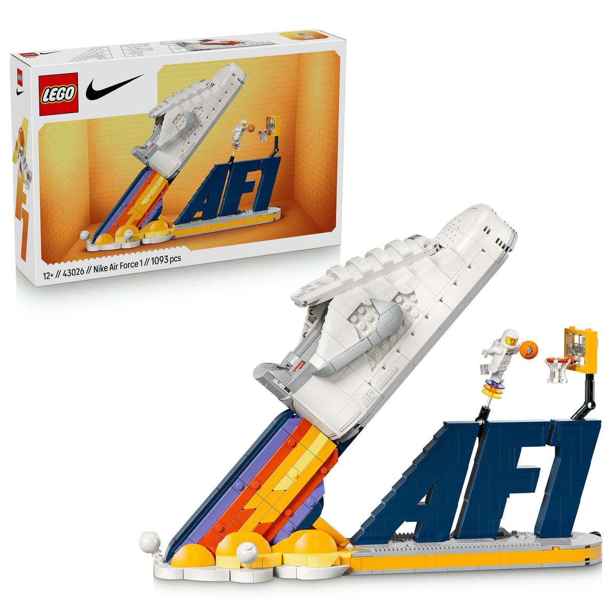 LEGO Nike 43026：Nike Air Force 1 x LEGO® Set 香港行貨價 $719