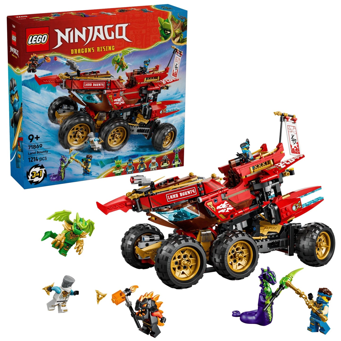 LEGO Ninjago 71869 Land Bounty 土地賞金號 香港行貨價 $779