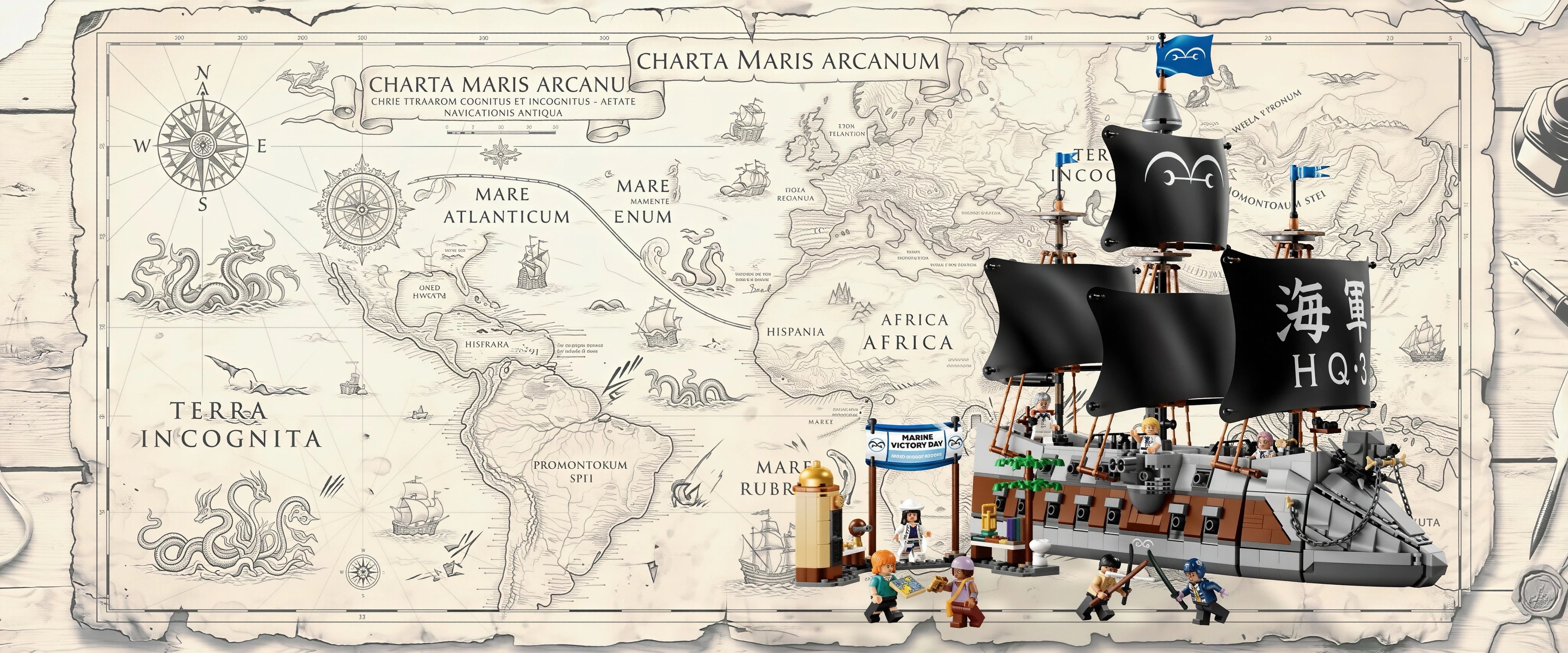 Zero To Zero Megastore Hero Banner Photo - LEGO One Piece 75646 Garp's Marine Battleship 卡普的海軍戰艦