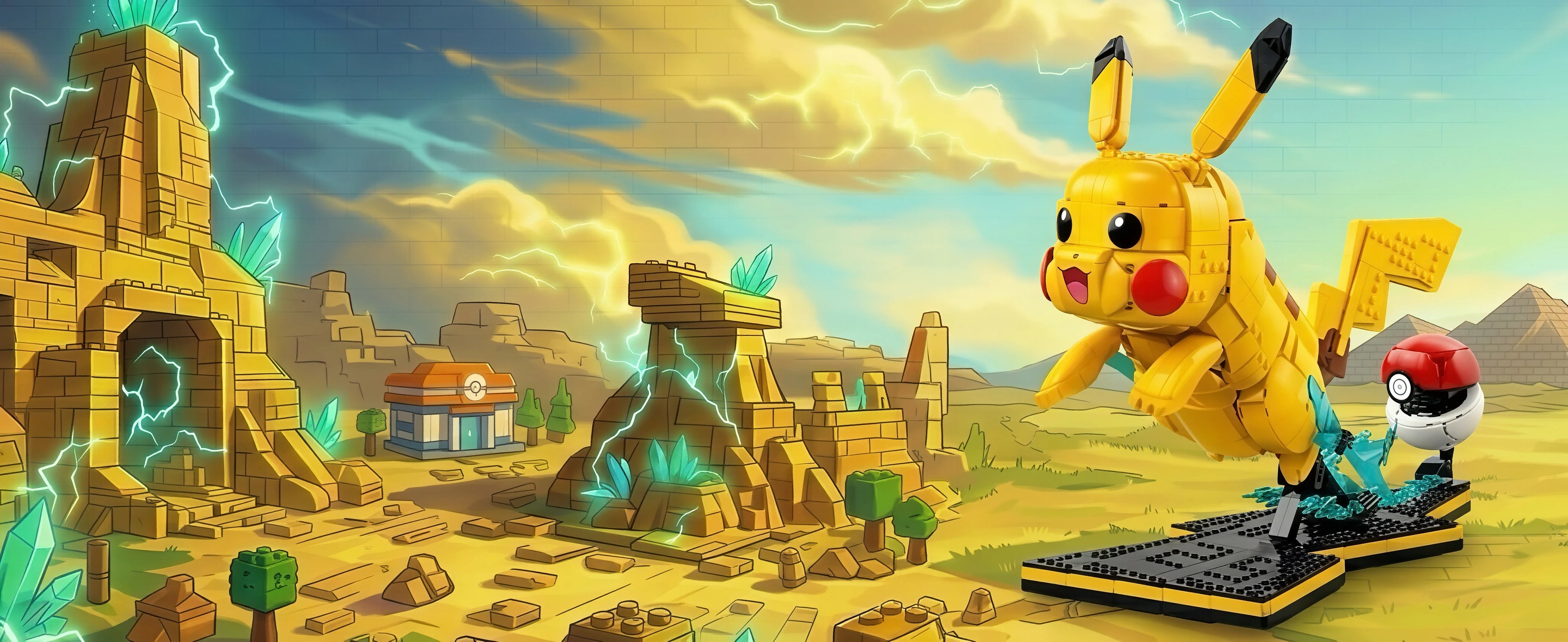Zero To Zero Megastore Hero Banner Photo - LEGO Pokémon 72152 Pikachu and Poké Ball 比卡超和精靈球 