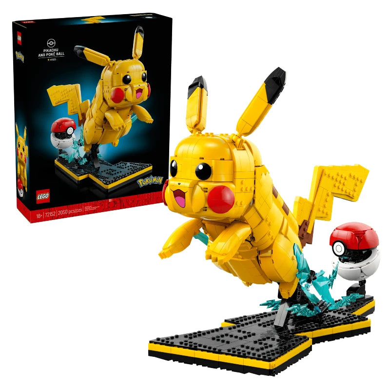 LEGO Pokémon 72152 Pikachu and Poké Ball 比卡超和精靈球 香港價錢 $1399