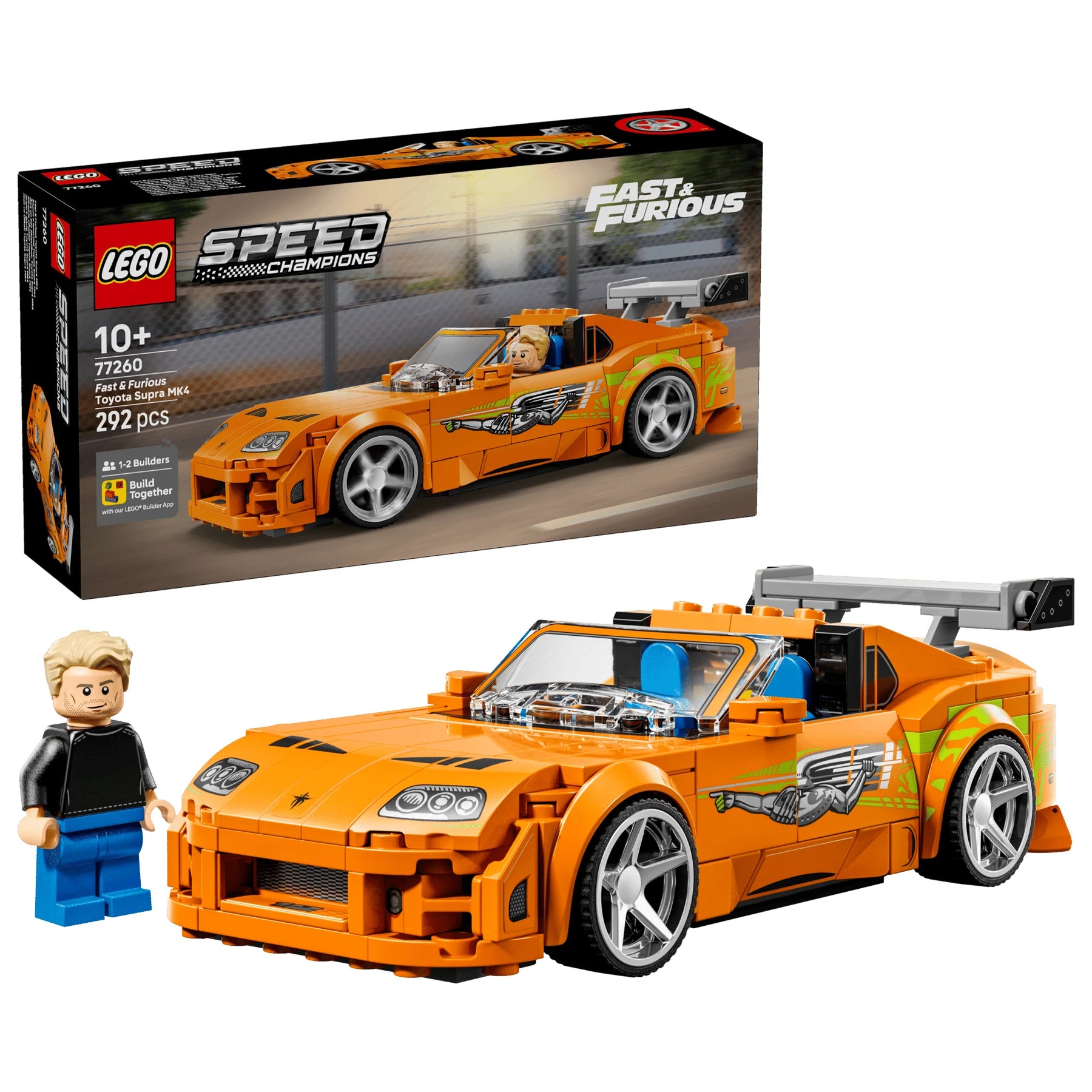LEGO Speed Champions 77260 The Fast and The Furious Toyota Supra MK4 香港行貨價 $169