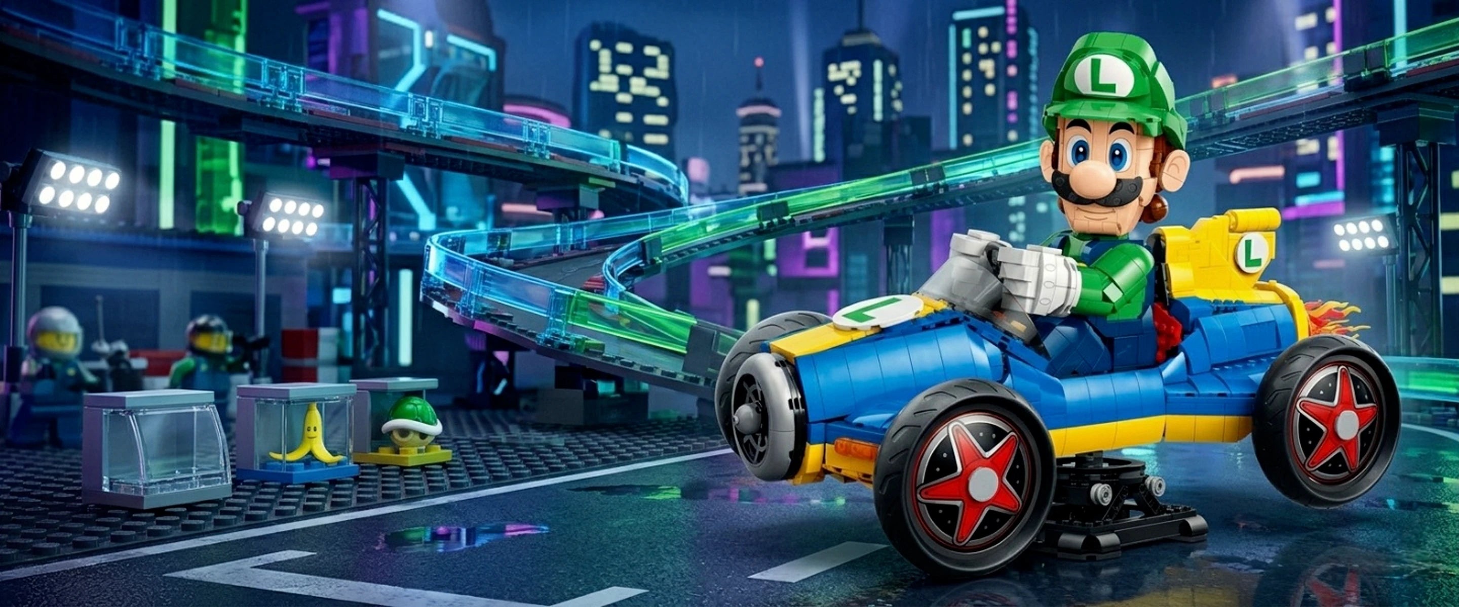 Zero To Zero Megastore Hero Banner Photo - LEGO Super Mario 72050 Mario Kart - Luigi & Mach-8